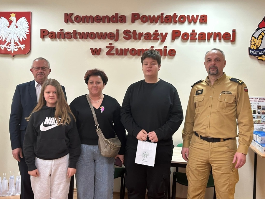 Sukces naszych uczniów w Turnieju Wiedzy Pożarniczej🚒